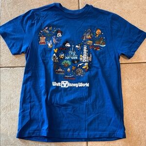 Disney World CastlePark Mickey Minnie Mouse Donald Epcot   T-shirt NWT